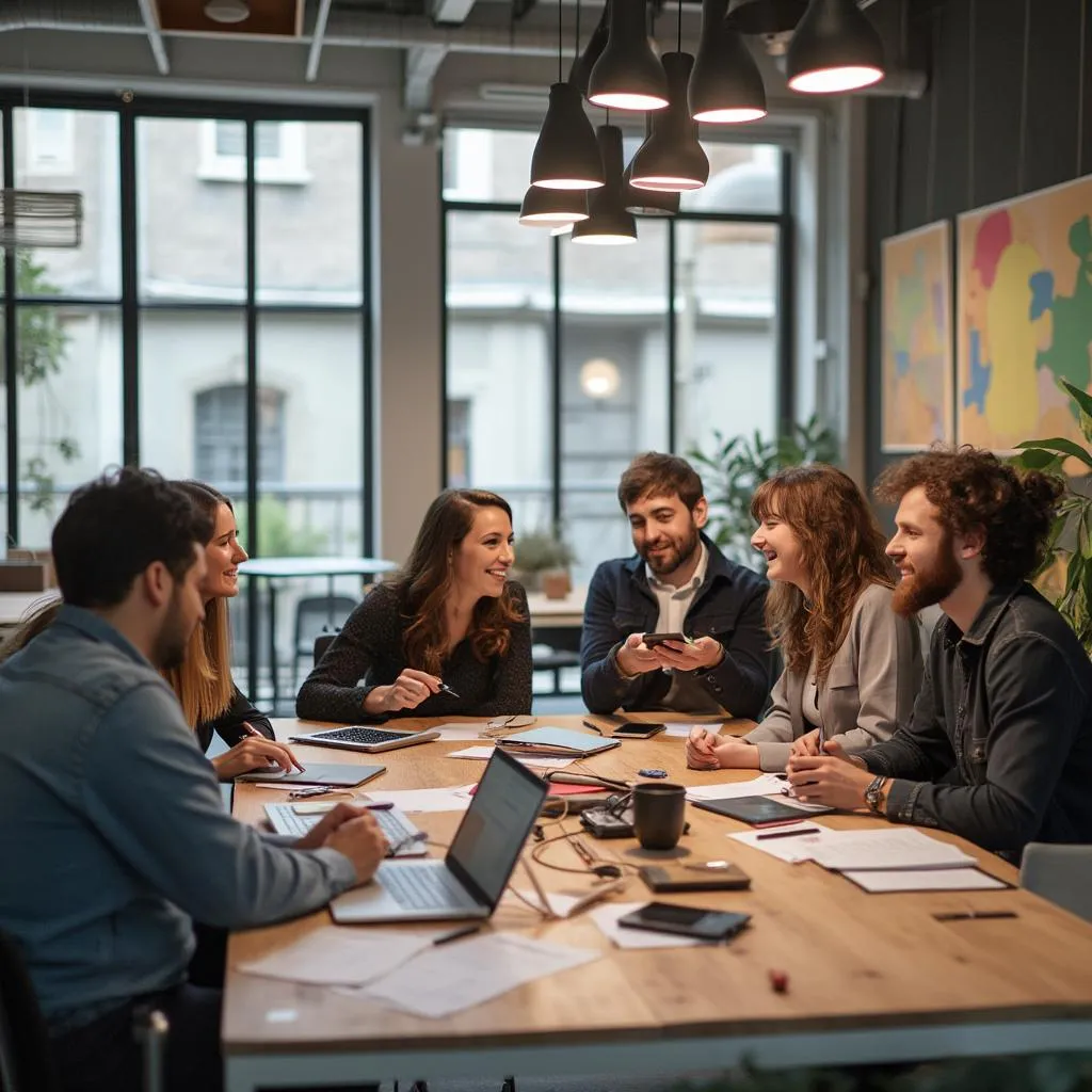 Reunión de equipo en FinAI France
